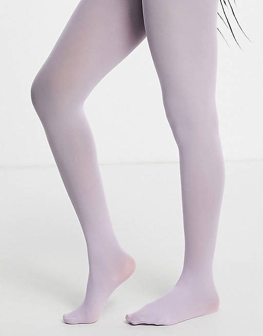 ASOS DESIGN 50 denier tights in lilac