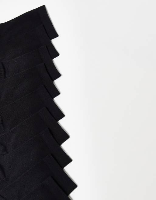 ASOS DESIGN – 5er Pack schwarze Söckchen, 3 von 4