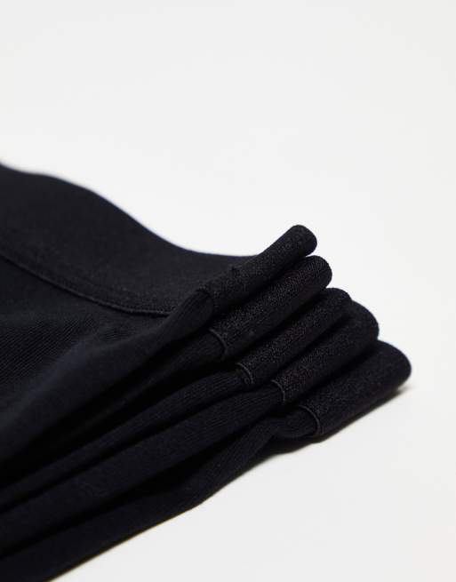 ASOS DESIGN – 5er-Pack Unterhosen in Schwarz, 3 von 4