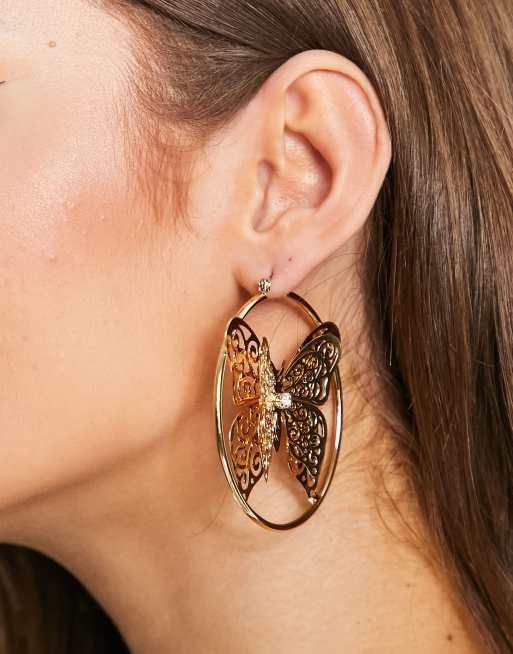 Butterfly earrings deals forever 21