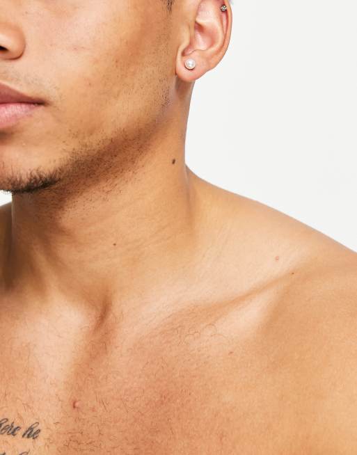 Mens hot sale earrings asos