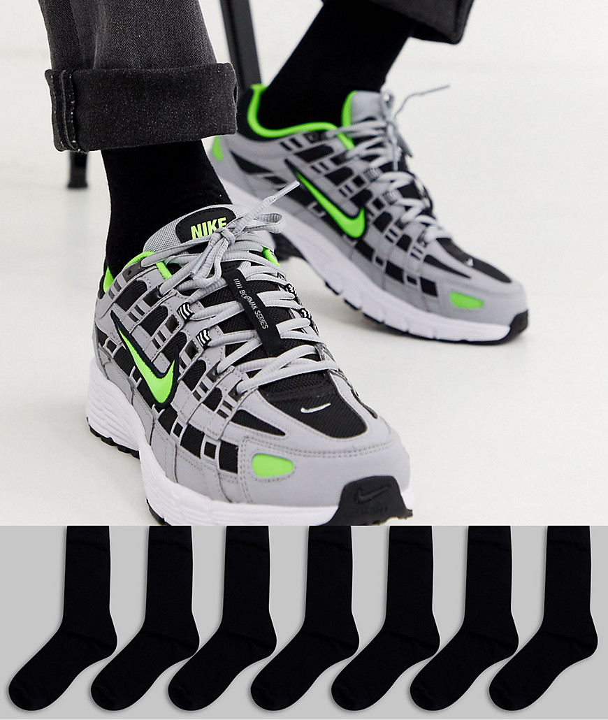 Asos Design 7 Pack Ankle Sock In Black Save