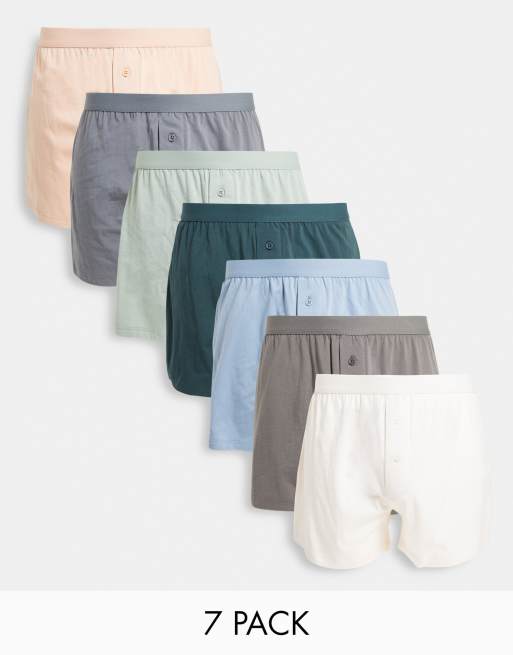 ASOS DESIGN 7 pack boxers