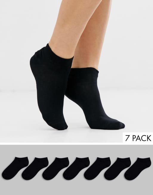 ASOS DESIGN 7 pack trainer socks