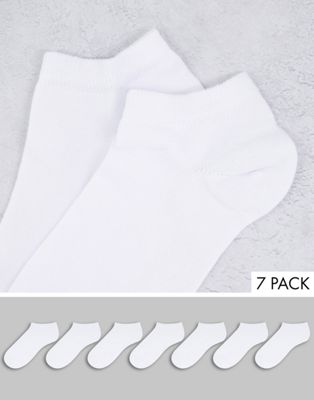 ASOS DESIGN 7 pack trainer socks