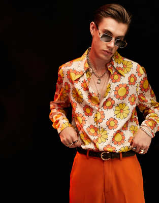 Men's seventies-inspired silk shirts are about to make a comeback, The  Independent