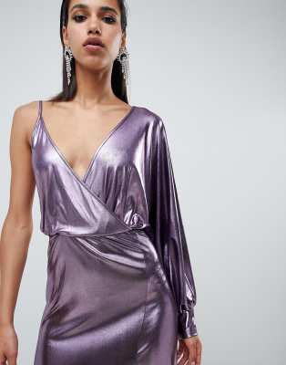 70s metallic dress