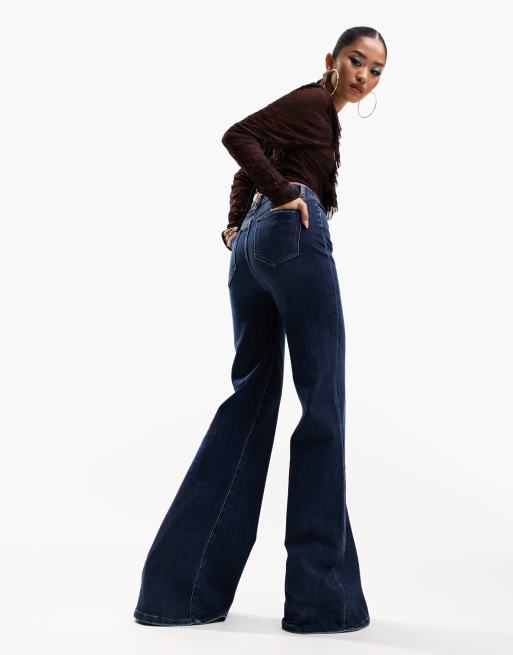 ASOS DESIGN '70s sculpting super stretch flared jeans, 2 of 5