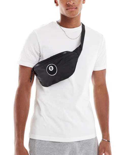 ASOS DESIGN 8 ball bumbag in black - view 1
