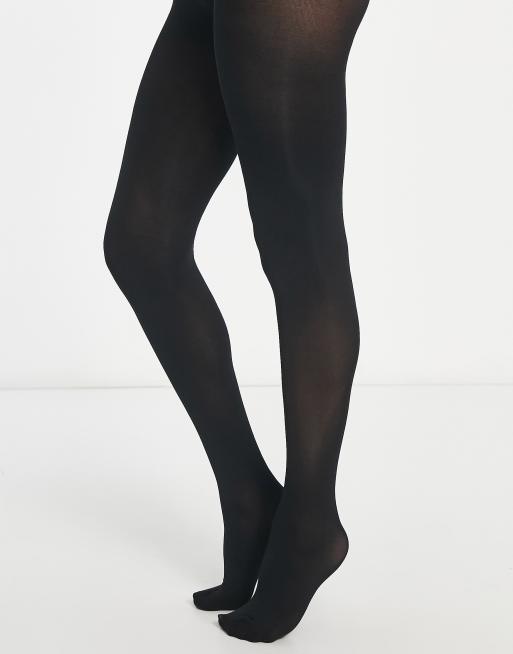 ASOS DESIGN 80 denier tights in black