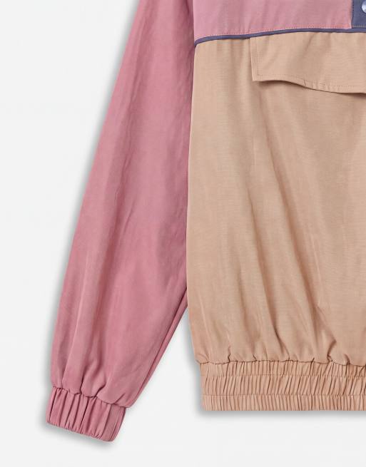 ASOS DESIGN 80'er farveblok vindjakke-sæt i multifarvet, 8 af 9