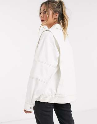 cream canvas jacket