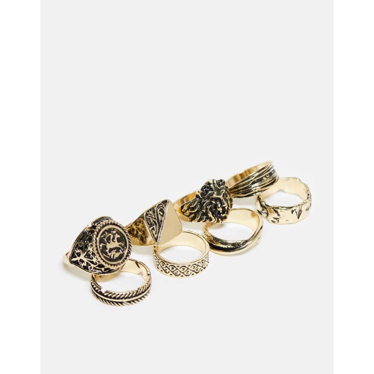 Asos chunky rings hotsell
