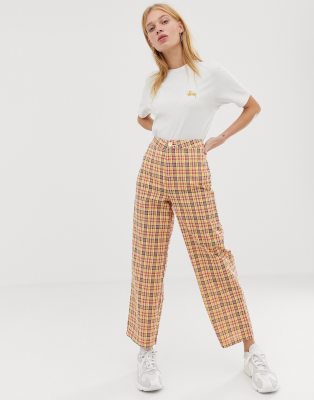check trousers asos