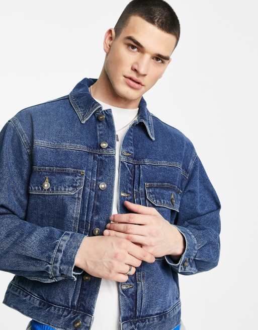 Asos mens jean hot sale jacket