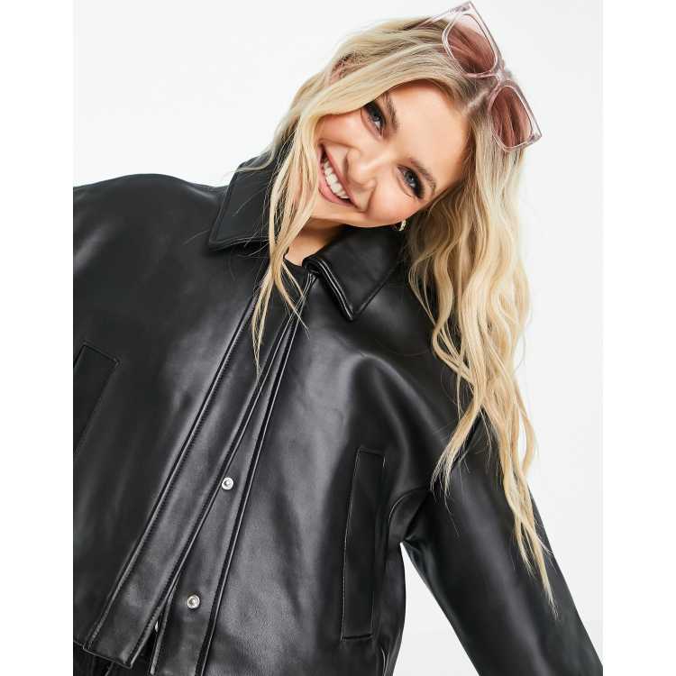 90s long leather jacket hotsell