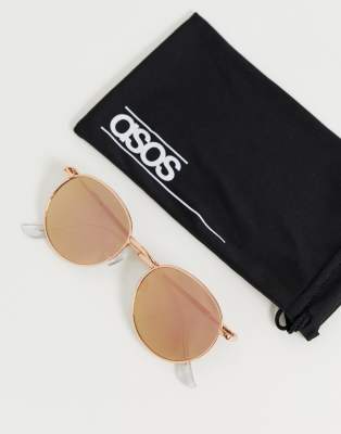 rose gold flash sunglasses