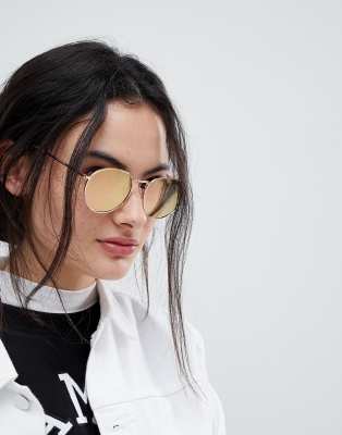 rose gold flash sunglasses