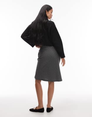 Asos Design 90s Midi Skirt In Multi