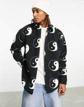 ASOS DESIGN 90s jacket with landscape print - part of a set