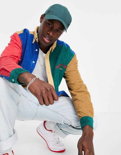 90s color block clothes discount