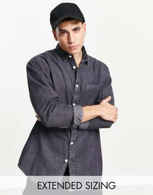 ASOS DESIGN 90s oversized denim shirt