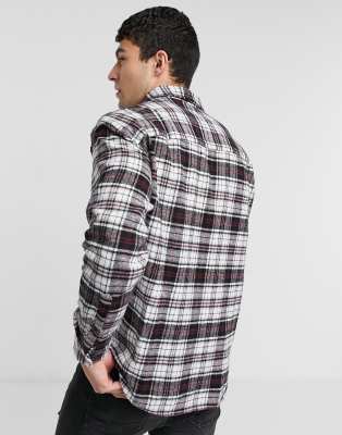 asos red check shirt