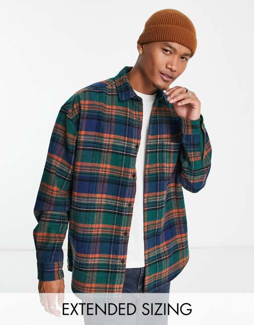 Asos flannel outlet jacket