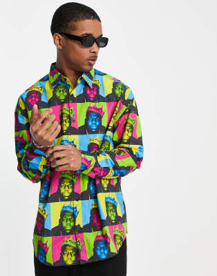 biggie smalls colorful shirt