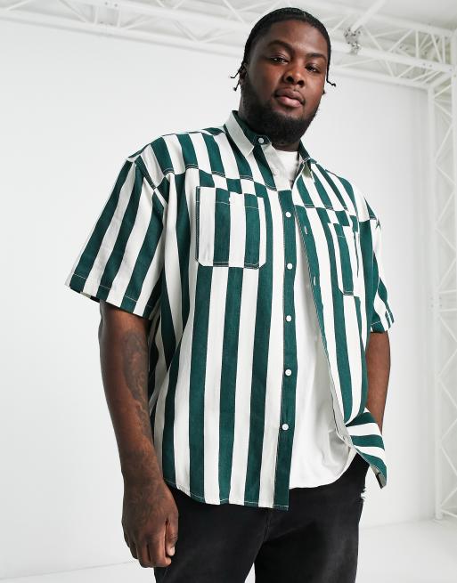 Vintage striped hot sale shirt