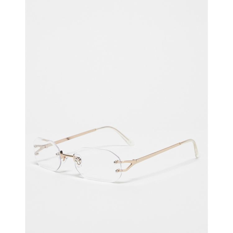 Clear rimless frames new arrivals