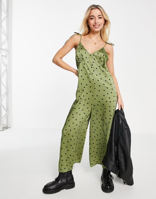 Tie-Shoulder Jumpsuit