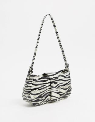zebra print handbag