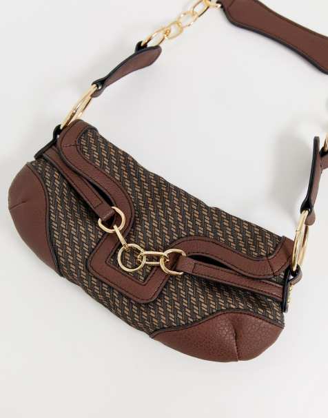 90s shoulder bag in monogram with hardware detail