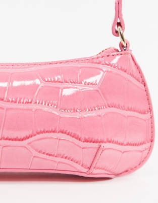 pink over the shoulder bag