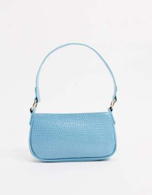 blue over the shoulder bag