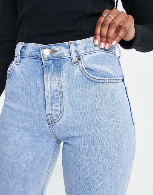 ASOS DESIGN Tall 90s straight leg jeans in vintage light wash