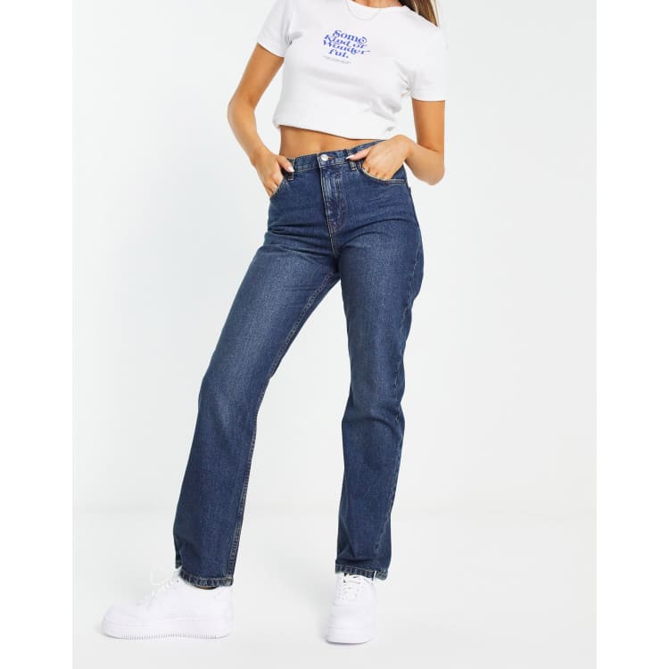 90s Straight High Jeans - Denim blue - Ladies