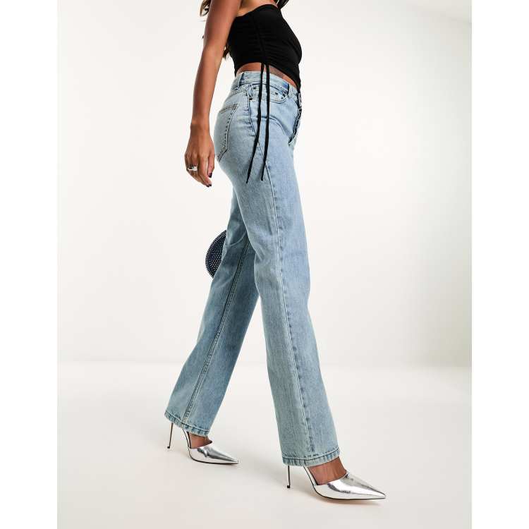 ASOS DESIGN 90s straight jeans in vintage lightwash | ASOS