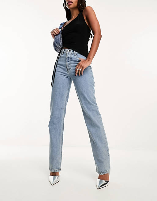 90s Straight High Jeans