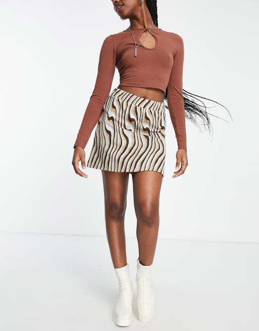 A line mini outlet skirt asos