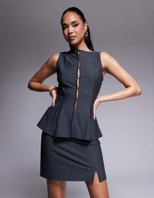 ASOS DESIGN A-LINE SKIRT WITH SLIT 