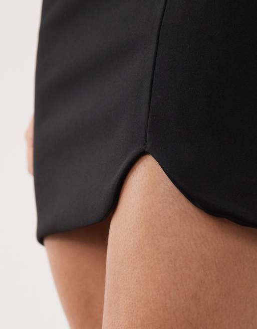 ASOS DESIGN – A-Linien-Minirock in Schwarz, 4 von 5