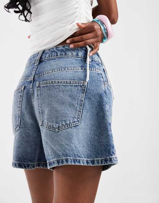 ASOS DESIGN – A-linjeformade shorts i lång modell och vintagestil, 4 av 5