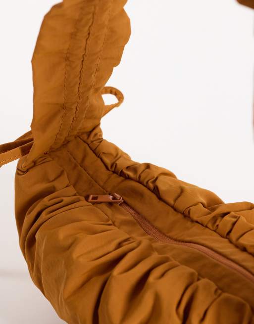 ASOS DESIGN a tracolla arricciata color ruggine, 3 di 4