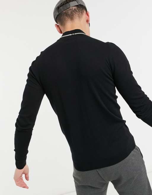 ASOS DESIGN - Aansluitende coltrui in zwart, 2 van 4