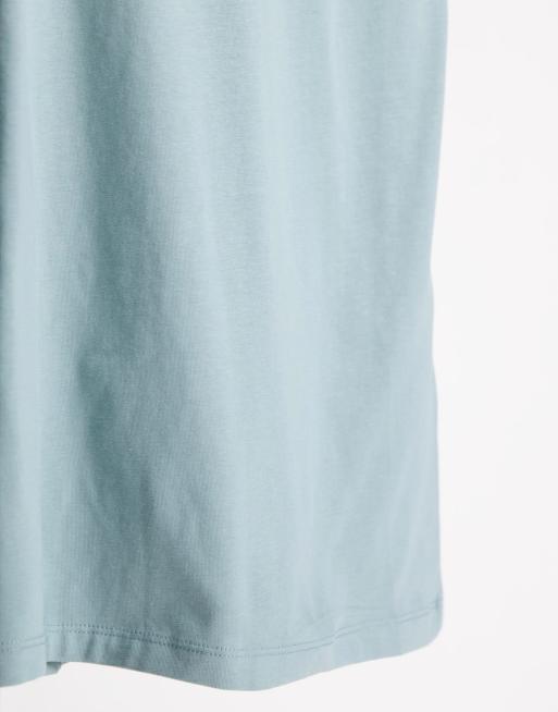 ASOS DESIGN - Aansluitende jersey polo met lange mouwen in blauw, 4 van 4