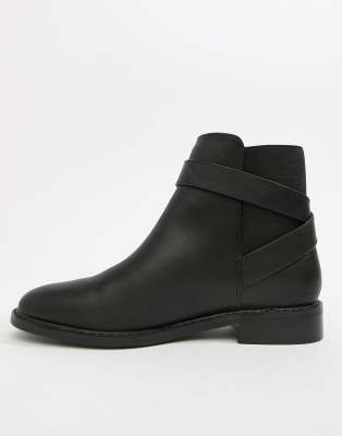 Raid luisa black metal tipped store ankle boots