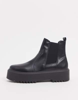 asos bottines noires