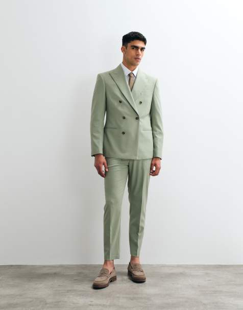 ASOS DESIGN - Abito affusolato verde salvia - view 1